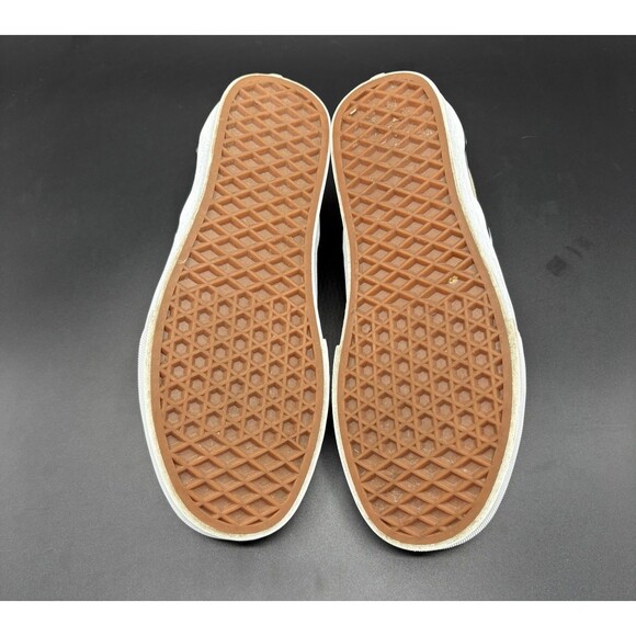 VANS Classic Slip-On Checkerboard / Gold/White Women’s 6.5 / Mens 5.0 - Picture 8 of 8